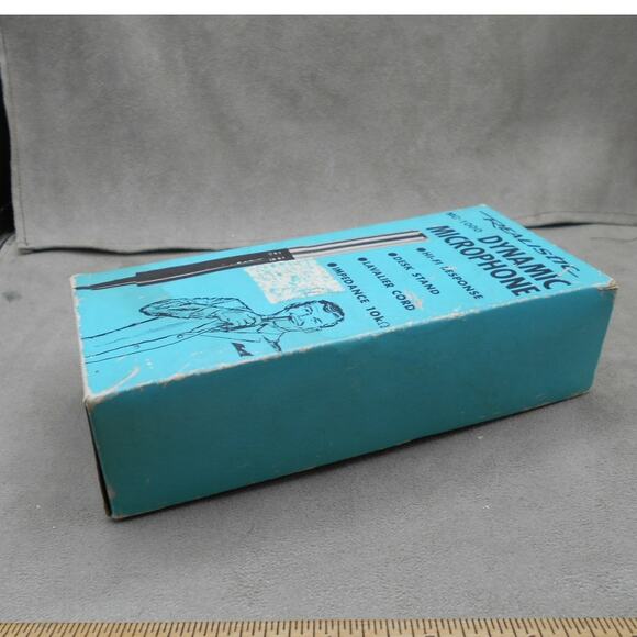 Realistic MC-1000 Dynamic Microphone in Original Box Vintage Untested Japan - Picture 11 of 11